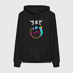 Женская толстовка-худи Babymetal rock star cat