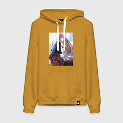 Женская толстовка-худи Волчица Холо Мудрая