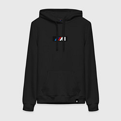 Женская толстовка-худи BMW logo sport steel