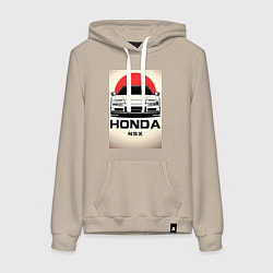 Женская толстовка-худи Honda nsx автомобиль