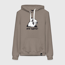Женская толстовка-худи Панда - кто здесь