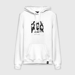 Толстовка-худи хлопковая женская Got7 encore фото, цвет: белый