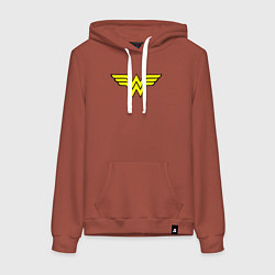 Женская толстовка-худи Wonder woman logo