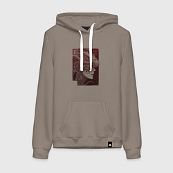 Женская толстовка-худи Андроид в кибернетическом шлеме