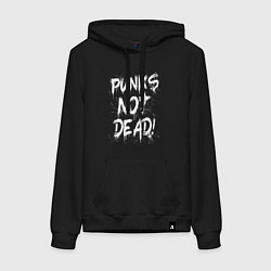 Женская толстовка-худи Punk not dead