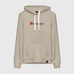 Толстовка-худи хлопковая женская Stronghold Crusader Definitive Edition, цвет: миндальный