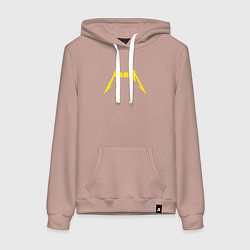 Толстовка-худи хлопковая женская Mamba basketball, цвет: пыльно-розовый