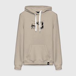 Женская толстовка-худи Banksy zebra
