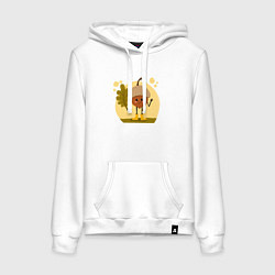 Женская толстовка-худи Малыш желудь