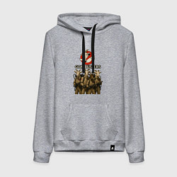 Толстовка-худи хлопковая женская Охотники за приведениями с козлами, цвет: меланж