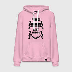 Женская толстовка-худи Best friends