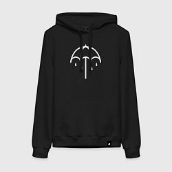 Толстовка-худи хлопковая женская BMTH Symbol, цвет: черный