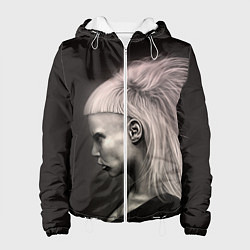Куртка с капюшоном женская Die Antwoord GIrl, цвет: 3D-белый