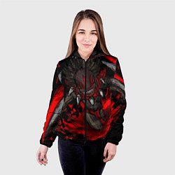 Куртка с капюшоном женская Bloodseeker Rage, цвет: 3D-черный — фото 2