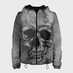 Куртка с капюшоном женская Череп, цвет: 3D-черный