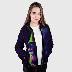 Куртка с капюшоном женская McGregor Neon, цвет: 3D-черный — фото 2