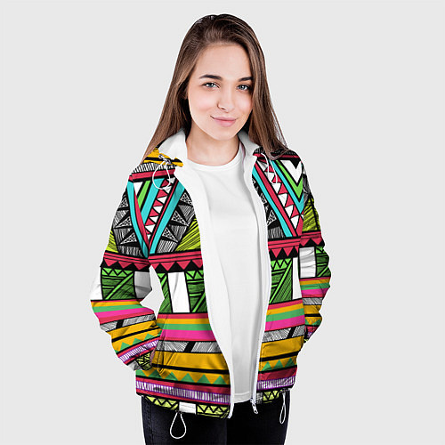 Женская куртка Зимбабве / 3D-Белый – фото 3