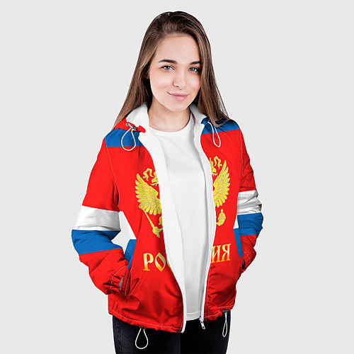 Женская куртка Сборная РФ: #91 TARASENKO / 3D-Белый – фото 3