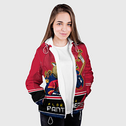 Куртка с капюшоном женская Florida Panthers, цвет: 3D-белый — фото 2