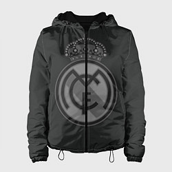 Куртка с капюшоном женская Real Madrid, цвет: 3D-черный