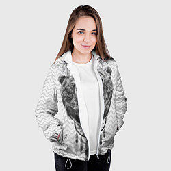 Куртка с капюшоном женская Bear Dreamcatcher, цвет: 3D-белый — фото 2