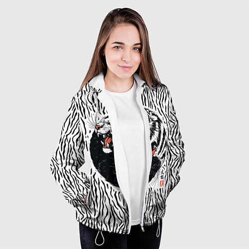 Женская куртка Yin Yang Tigers / 3D-Белый – фото 3
