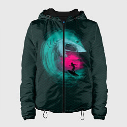 Куртка с капюшоном женская Shark Vortex, цвет: 3D-черный