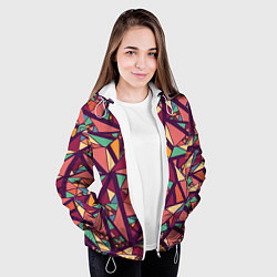 Куртка с капюшоном женская Зазеркалье, цвет: 3D-белый — фото 2