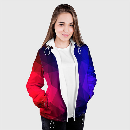 Женская куртка Red&Blue / 3D-Белый – фото 3