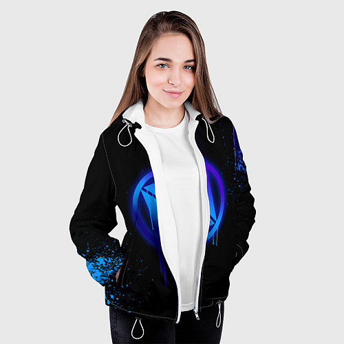 Женская куртка EnVyUs: Black collection / 3D-Белый – фото 3