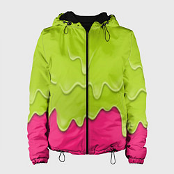 Куртка с капюшоном женская Abstract, цвет: 3D-черный