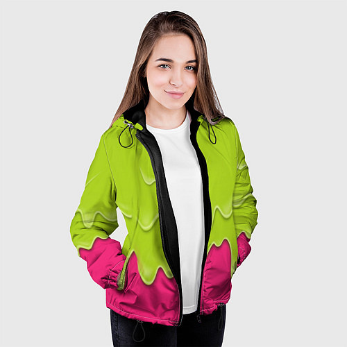 Женская куртка Abstract / 3D-Черный – фото 3