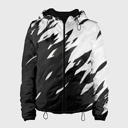 Куртка с капюшоном женская Black & white, цвет: 3D-черный
