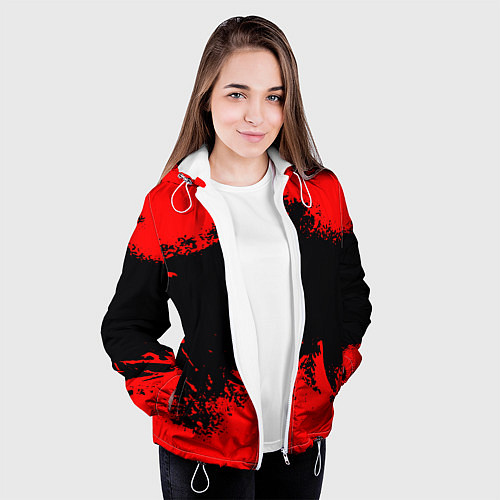 Женская куртка Red Spray / 3D-Белый – фото 3