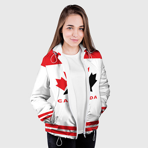 Женская куртка Canada Team / 3D-Белый – фото 3