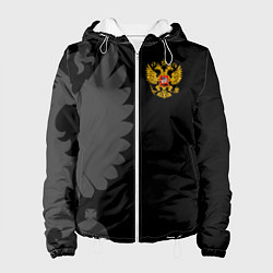 Куртка с капюшоном женская Russia - Black collection, цвет: 3D-белый