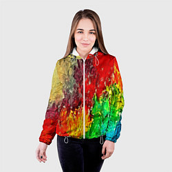 Куртка с капюшоном женская Mixcolor, цвет: 3D-белый — фото 2