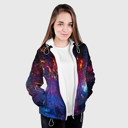 Женская куртка Космос / 3D-Белый – фото 3