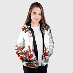 Куртка с капюшоном женская САКУРА, цвет: 3D-черный — фото 2