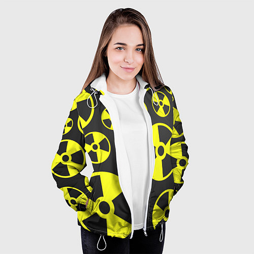 Женская куртка Радиация / 3D-Белый – фото 3