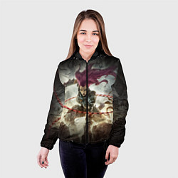 Куртка с капюшоном женская Darksiders Warrior, цвет: 3D-черный — фото 2