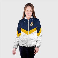 Куртка с капюшоном женская Real Madrid FC: Sport, цвет: 3D-белый — фото 2