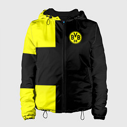 Куртка с капюшоном женская BVB FC: Black style, цвет: 3D-черный