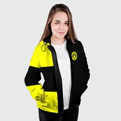 Куртка с капюшоном женская BVB FC: Black style, цвет: 3D-черный — фото 2