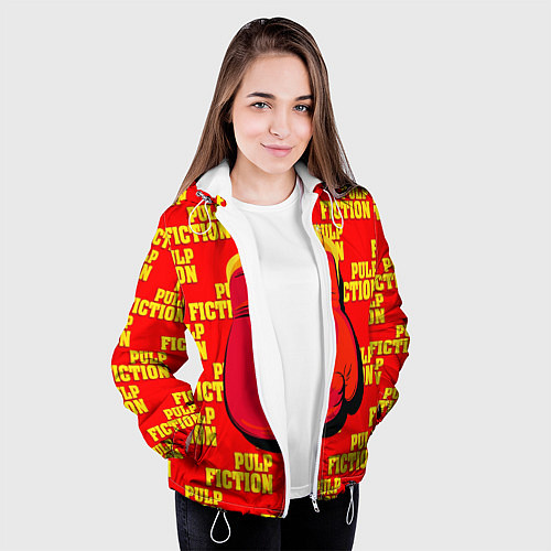 Женская куртка Pulp Fiction: Boxing glove / 3D-Белый – фото 3