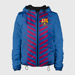 Куртка с капюшоном женская FC Barcelona: Creative, цвет: 3D-черный