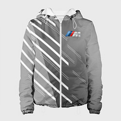 Куртка с капюшоном женская BMW 2018 M Sport, цвет: 3D-белый