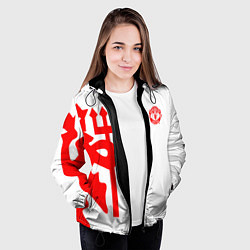 Куртка с капюшоном женская FCMU Devil, цвет: 3D-черный — фото 2