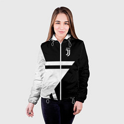 Куртка с капюшоном женская FC Juventus: Star, цвет: 3D-белый — фото 2