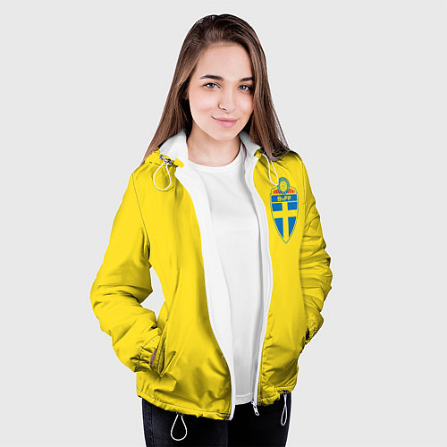 Женская куртка Сборная Швеции / 3D-Белый – фото 3